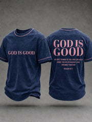Men's Christian God Is Good Short Sleeve T-shirt