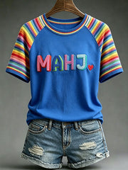 Women's Mahjong Casual T-Shirts