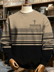 Men's Yeshua Printed Casual Sweatshirt