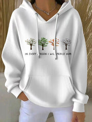 Women's Thanksgiving Autumn Pumpkin Printed Hoodie