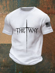 Men's The Way Cross Waffle Short Sleeve