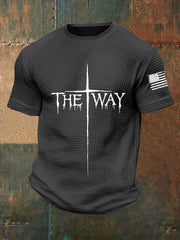 Men's The Way Cross Waffle Short Sleeve