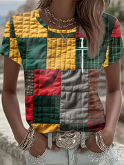 Women's Faith Printed short-sleeved T-shirt