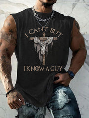 Men's I Can't But I Know A Guy Printed Vest