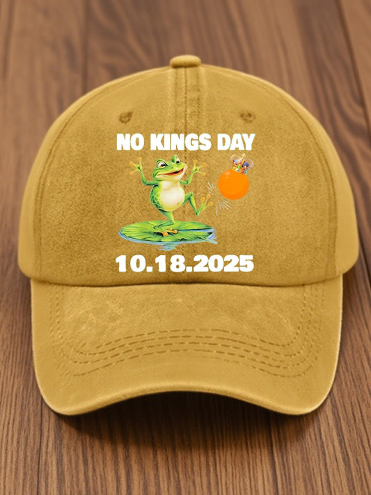 Unisex No Kings Portland Frog Protest 10.18.2025 Hat
