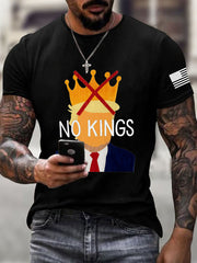 Men's No Kings Print T-Shirt