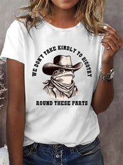 Women's We Don't Take Kindly To Bigotry Round These Parts Short Sleeve T-Shirt