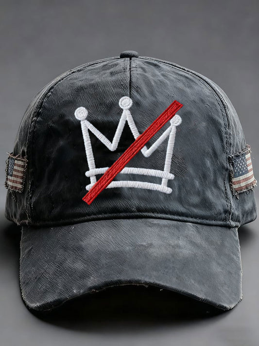 Unisex No Kings Print Hat