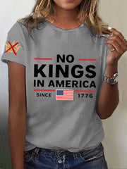 Women's No Kings In America Since 1776 Tee