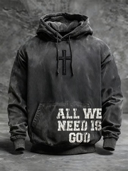 Men's Jesus Vintage Hoodie
