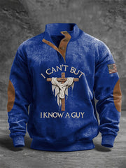 Men's I Can't But I Know A Guy Four-button Hoodie