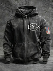 Men's Jesus Way Truth Life Zip-Up Hoodie