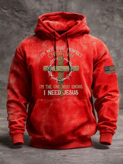 Men's I'm Not That Perfect I Need Jesus Hoodie