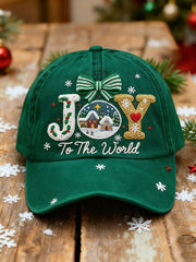 Joy To The World Printed Casual Unisex Hat