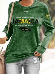 Women's Hurricane Melissa Jamaica Strong Sweatshirt