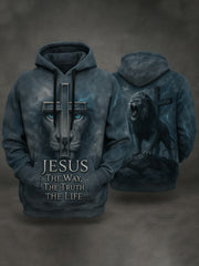 Men's Christian Faith Art Print Hoodie