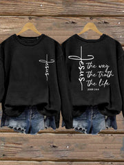 Women's Jesus The Way The Truth The Life Sweatshirt