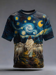 Men's Christian Jesus Shepherd Short Sleeve T-shirt