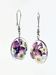 Alzheimer's Awareness Floral Earing