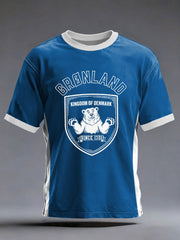 Men's Greenland Printed Casual T-Shirt