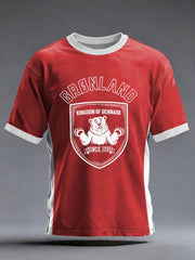 Men's Greenland Printed Casual T-Shirt