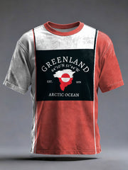 Men's Greenland Printed Casual T-Shirt