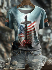 Women's U.S. Memorial Day Printed T-shirt