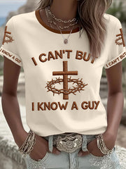 Women's 'I can't but I know a guy' T-shirts