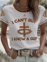 Women's 'I can't but I know a guy' T-shirts