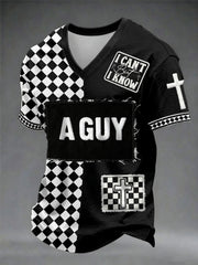 Men's 'I can't but I know a guy' V-neck T-shirts