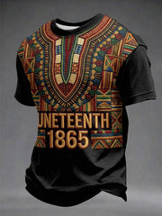 Men's Juneteenth 1865 Design Short Sleeves T-shirt