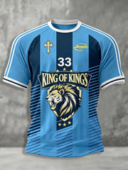 Men's King Of Kings Christian CrossShort Sleeve T-shirt