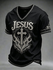 Men's Faith V-neck T-shirt