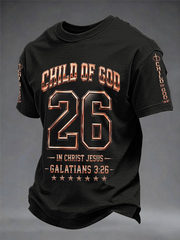 Men's Child Of God In Christ Jesus Short Sleeves T-shirt