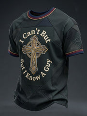 Men's I Can't But I Know A Guy Printed T-shirt