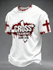 Men's Christian Cross Short Sleeve T-shirt