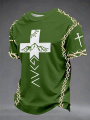 Men's“God Is Greater Than The Highs & Lows ”Print Casual Unisex T-shirt