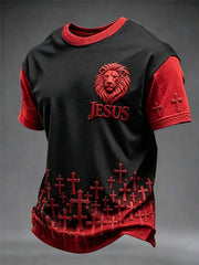 Men's JESUS Printed T-shirt