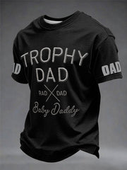 Men's “Trophy Dad” Father's Day Fun Casual T-shirt