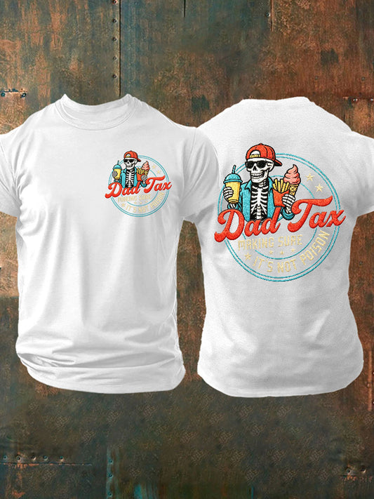 Men's βDad Taxβ Father's Day Fun Casual T-shirt