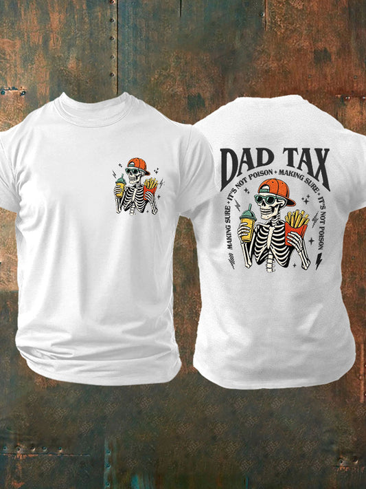 Men's βDad Taxβ Father's Day Fun Casual T-shirt
