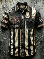 Men'S 250Th Anniversary National Faith Print Shirt