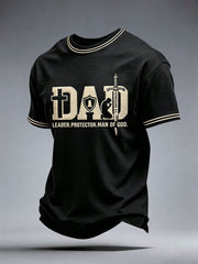 Men's Dad Leader Protector Man Of God T-Shirt