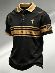 Men's Faith Print Casual T-Shirt