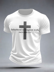 Men's Fatherhood Is Kingdom Work T-Shirt