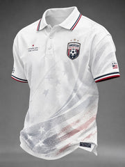 Men's USA Football Printed Shirt