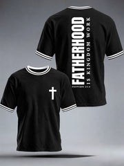 Men's Fatherhood Is Kingdom Work T-Shirt