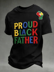 Men's Juneteenth Print Casual Tee