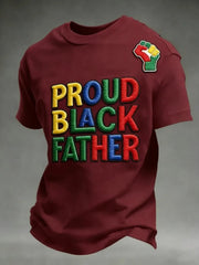 Men's Juneteenth Print Casual Tee