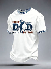 Men's Best Dad By Par Polo Shirt